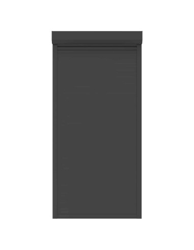 Persiana a rullo Antracite 100 x 210 cm Alluminio e poliuretano