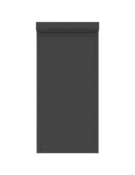Persiana a rullo Antracite 100 x 210 cm Alluminio e poliuretano