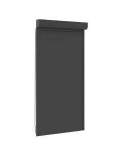 Persiana a rullo Antracite 110 x 220 cm Alluminio e poliuretano 2