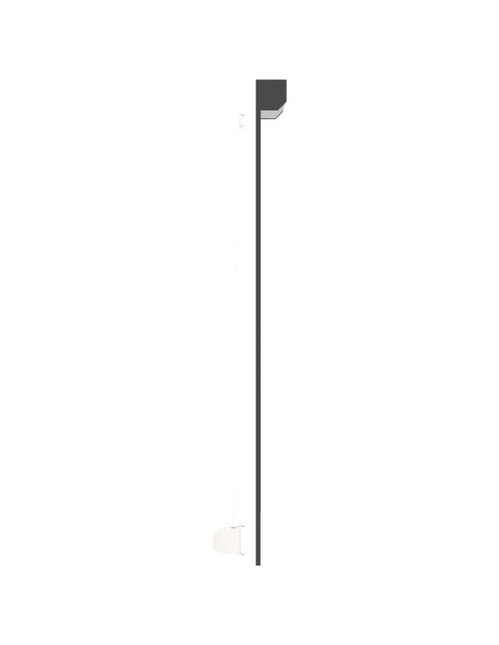 Persiana a rullo Antracite 110 x 220 cm Alluminio e poliuretano