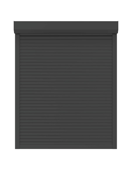 Persiana a rullo Antracite 120 x 150 cm Alluminio e poliuretano