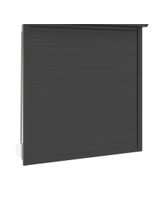 Persiana a rullo Antracite 130 x 140 cm Alluminio e poliuretano 2