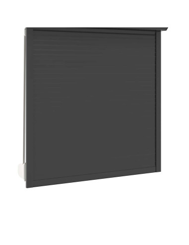 Persiana a rullo Antracite 130 x 140 cm Alluminio e poliuretano