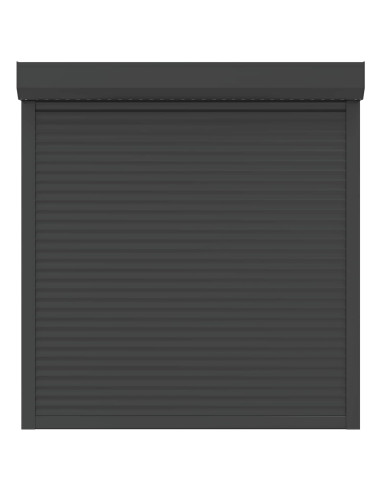 Persiana a rullo Antracite 130 x 140 cm Alluminio e poliuretano