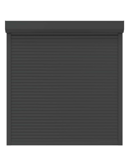 Persiana a rullo Antracite 140 x 150 cm Alluminio e poliuretano