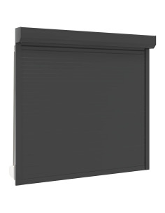 Persiana a rullo Antracite 160 x 150 cm Alluminio e poliuretano 2