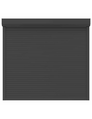 Persiana a rullo Antracite 160 x 150 cm Alluminio e poliuretano
