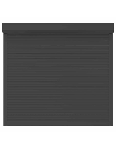 Persiana a rullo Antracite 160 x 150 cm Alluminio e poliuretano
