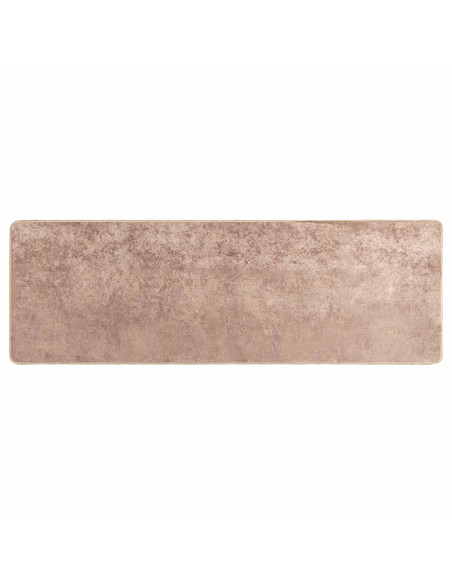 Runner Tappeto MARSA Sabbia 50 x 150 cm Poliestere e PVC