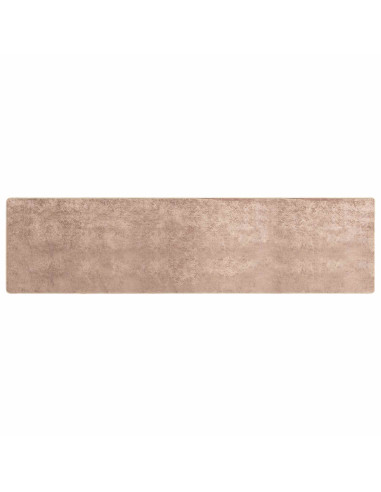 Runner Tappeto MARSA Sabbia 50 x 300 cm Poliestere e PVC