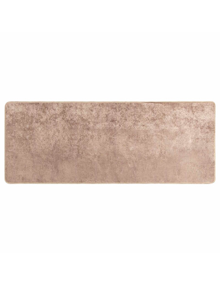 Runner Tappeto MARSA Sabbia 80 x 200 cm Poliestere e PVC