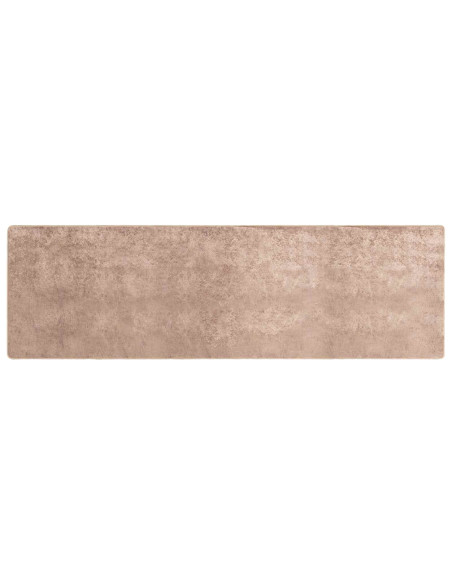 Runner Tappeto MARSA Sabbia 80 x 250 cm Poliestere e PVC