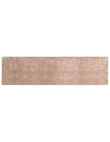 Runner Tappeto MARSA Sabbia 80 x 300 cm Poliestere e PVC