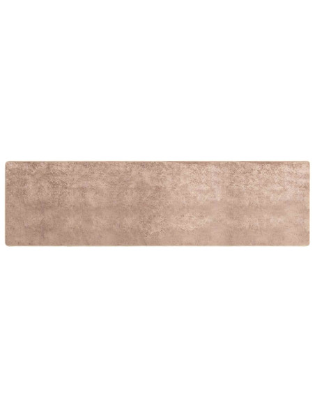 Runner Tappeto MARSA Sabbia 80 x 350 cm Poliestere e PVC
