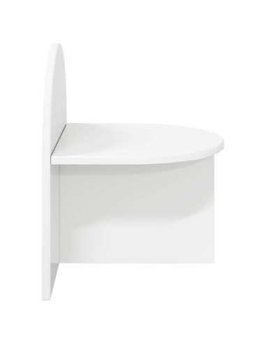 Comodino 2 pcs Bianco Lucido 40 x 35,5 x 45,5 cm
