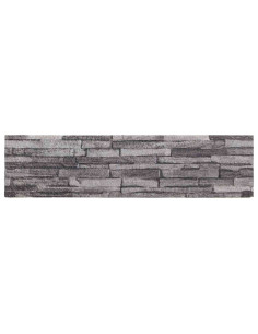 Pannelli da parete 10 pcs Antracite 100 x 25 cm Schiuma EPS 2