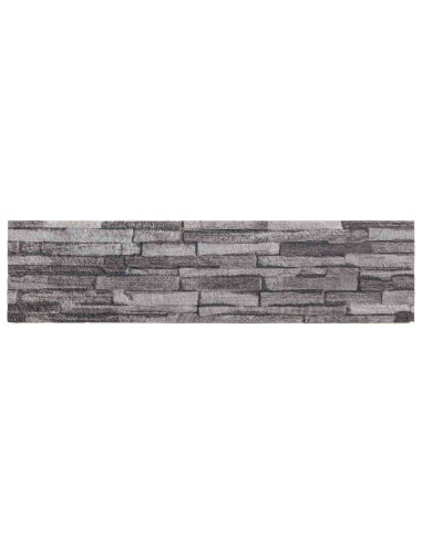 Pannelli da parete 10 pcs Antracite 100 x 25 cm Schiuma EPS