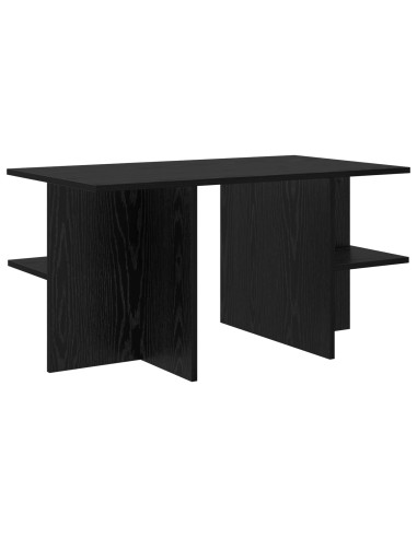 Tavolino da salotto Rovere Nero 87 x 50 x 45 cm