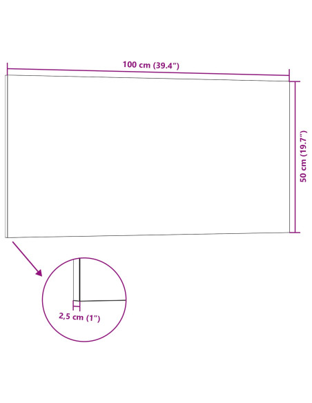 Pannelli da parete 10 pcs Marrone 100 x 50 cm Schiuma EPS