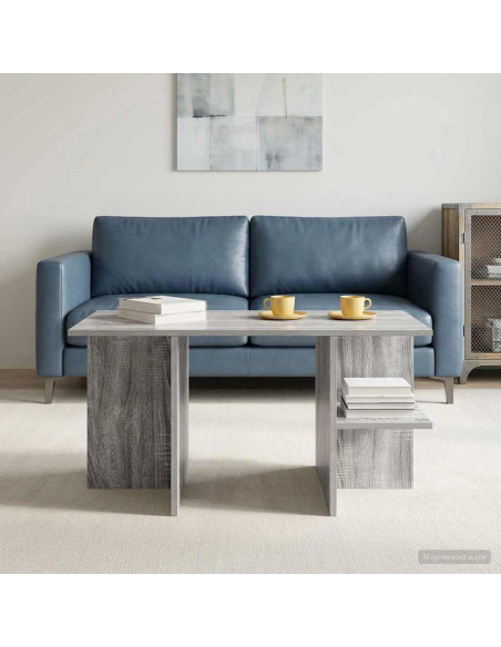 Tavolino da salotto Grigio Sonoma 87 x 50 x 45 cm
