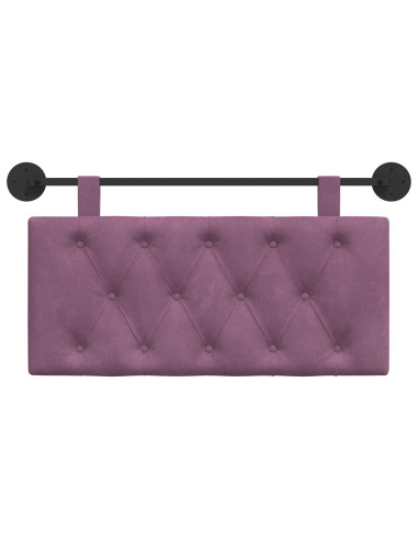 Testata appesa Montaggio a parete Viola 100 x 55 x 7 cm Velluto