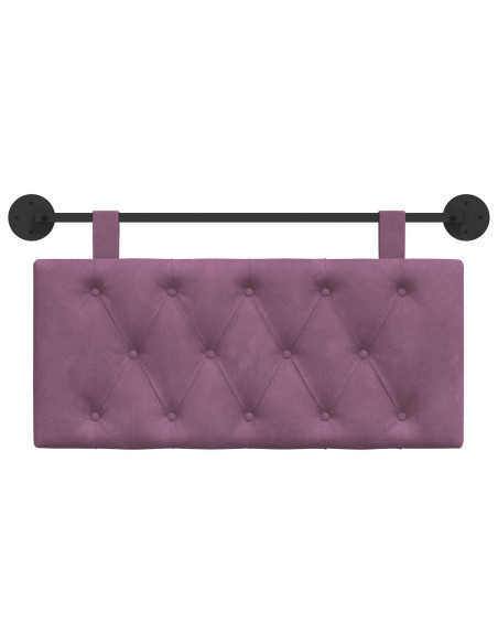 Testata appesa Montaggio a parete Viola 100 x 55 x 7 cm Velluto