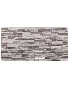 Pannelli da parete 10 pcs Grigio scuro e grigio chiaro 2