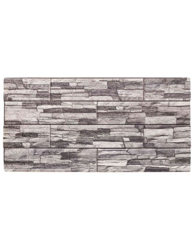 Pannelli da parete 10 pcs Grigio scuro e grigio chiaro