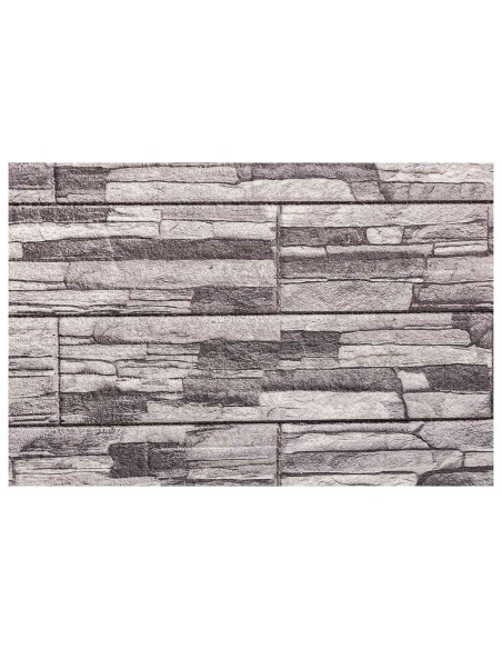 Pannelli da parete 10 pcs Grigio scuro e grigio chiaro