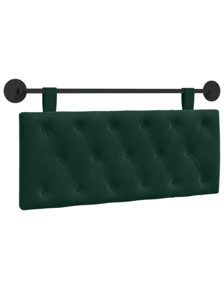 Testata appesa Verde Scuro 110 x 55 x 7 cm Velluto