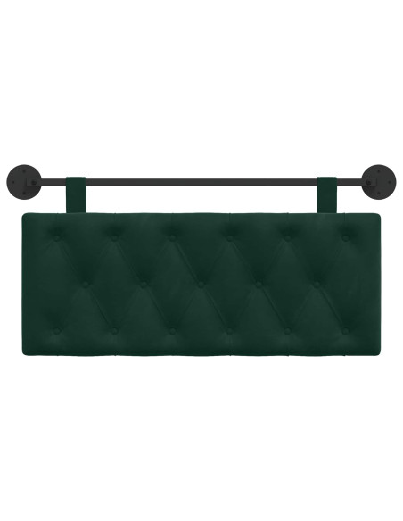 Testata appesa Verde Scuro 110 x 55 x 7 cm Velluto