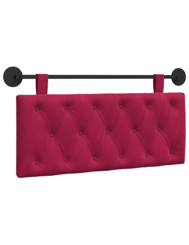 Testata appesa Rosso Vino 110 x 55 x 7 cm Velluto