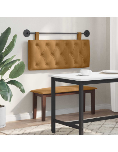 Testata appesa Marrone 110 x 55 x 7 cm Velluto