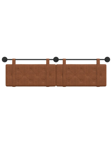 Testata appesa Marrone 190 x 55 x 5 cm PU Antico