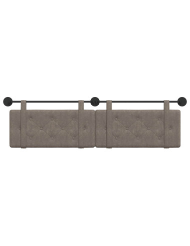 Testata appesa Grigio 190 x 55 x 5 cm PU Antico