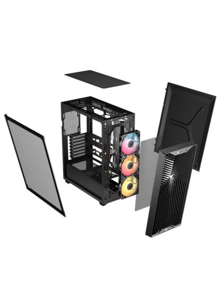 3200D RS ARGB MID-TOWER CASE, BLACK