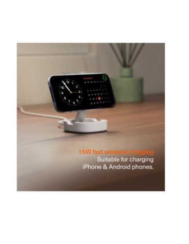 QI2.0 SINGLE WIRELESS CHARGER - WH