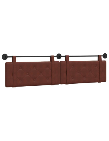 Testata appesa Marrone Lucido 210 x 55 x 5 cm PU Antico