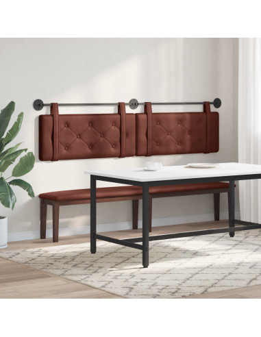 Testata appesa Marrone Lucido 210 x 55 x 5 cm PU Antico