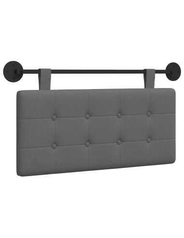 Testata appesa Grigio scuro 90 x 55 x 5 cm Tessuto
