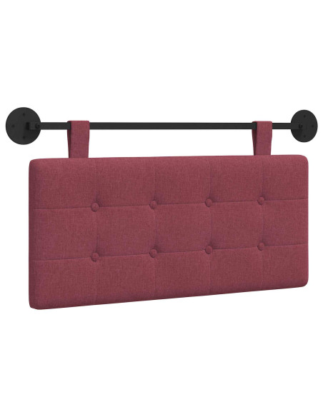 Testata appesa Rosso Vino 100 x 55 x 5 cm Tessuto