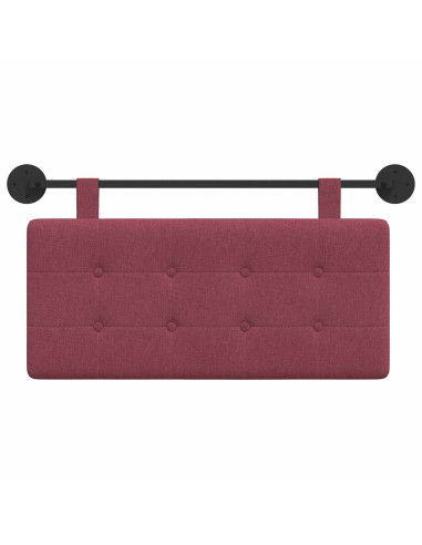 Testata appesa Rosso Vino 100 x 55 x 5 cm Tessuto