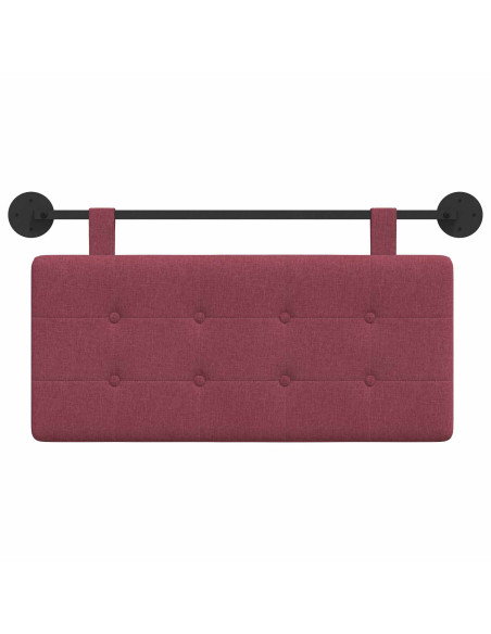 Testata appesa Rosso Vino 100 x 55 x 5 cm Tessuto