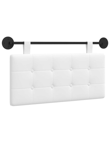 Testata appesa Bianco 100 x 55 x 5 cm Tessuto