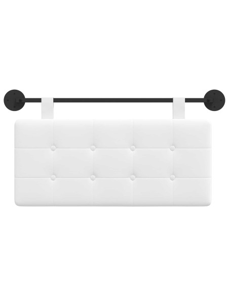 Testata appesa Bianco 100 x 55 x 5 cm Tessuto