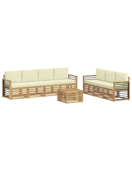 Set divani Legno di Acacia Massello