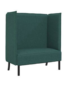 Divano alto 101cm Verde scuro Tessuto 2