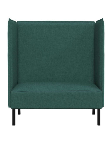 Divano alto 101cm Verde scuro Tessuto