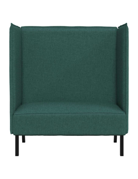 Divano alto 101cm Verde scuro Tessuto