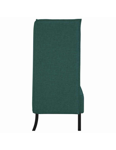 Divano alto 101cm Verde scuro Tessuto